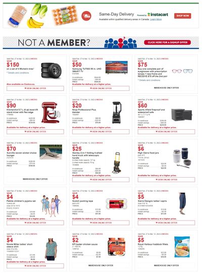 Costco (ON & Atlantic Canada) Weekly Savings February 27 to March 12