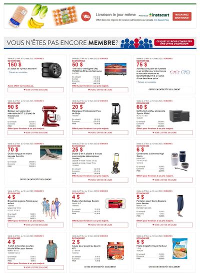 Costco (QC) Weekly Savings February 27 to March 12