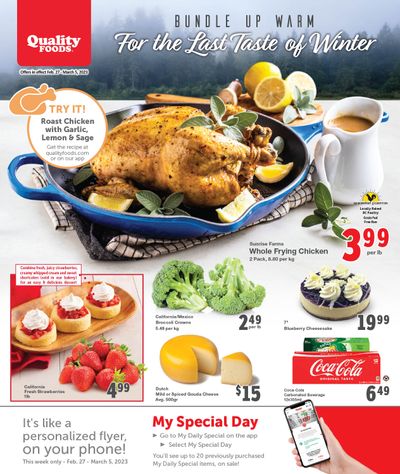 Quality Foods Flyer February 27 to March 5