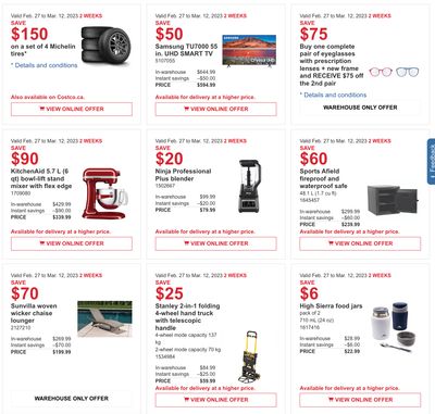 Costco Canada Coupons/Flyers Deals at All Costco Wholesale Warehouses in Canada, Until March 12