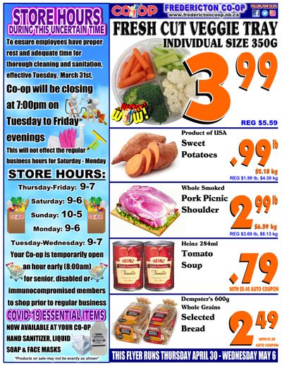 Fredericton Co-op Flyer April 30 to May 6