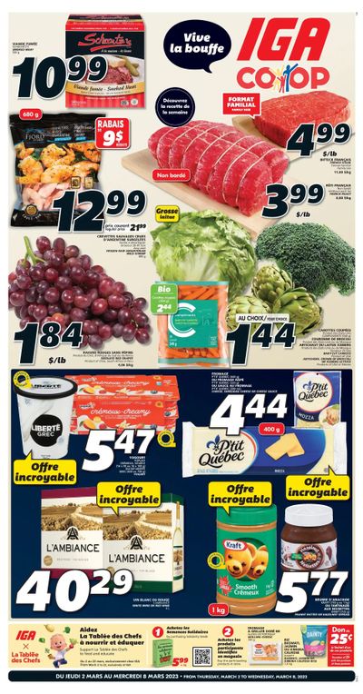 IGA (NB) Flyer March 2 to 8