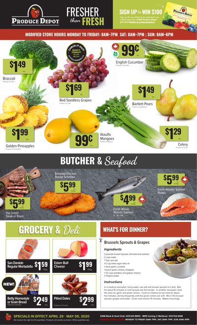 Produce Depot Flyer April 29 to May 5