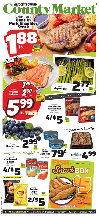County Market (IL, IN, MO) Weekly Ad Flyer Specials February 22 to March 28, 2023
