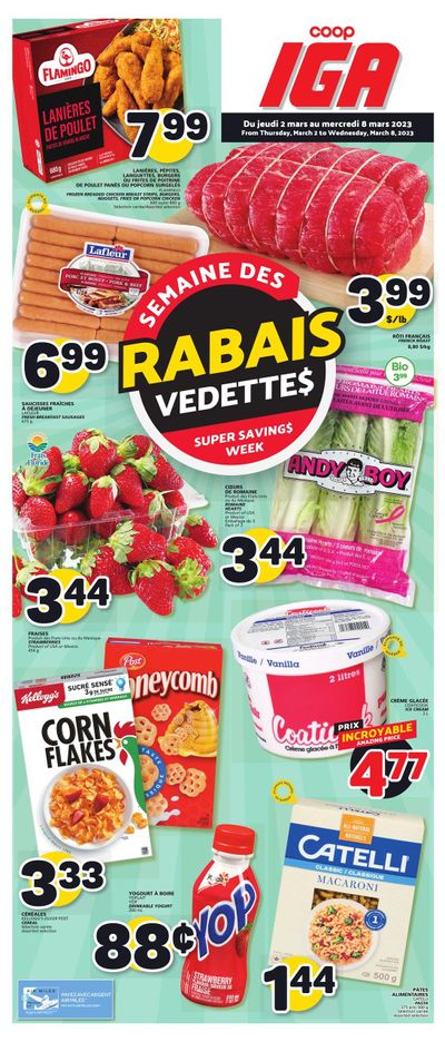 Coop IGA Flyer March 2 to 8