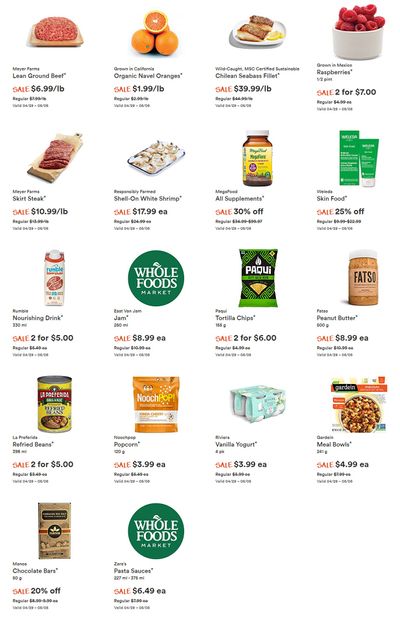 Whole Foods Market (West) Flyer April 29 to May 5