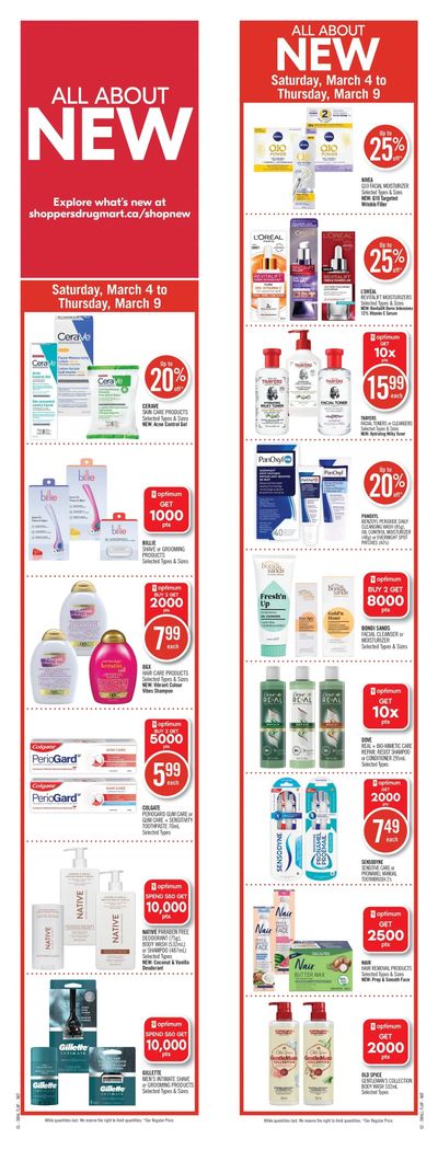 Shoppers Drug Mart (ON) Flyer March 4 to 9