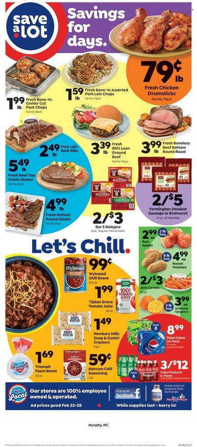 Save a Lot (NC) Weekly Ad Flyer Specials February 22 to February 28, 2023 Save a Lot (NC) Weekly Ad Flyer Specials February 22 to February 28, 2023