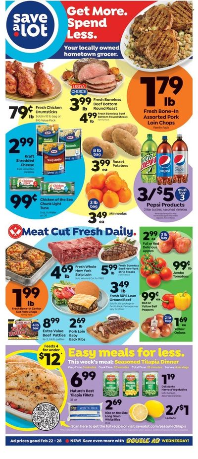 Save a Lot (FL) Weekly Ad Flyer Specials February 22 to February 28, 2023