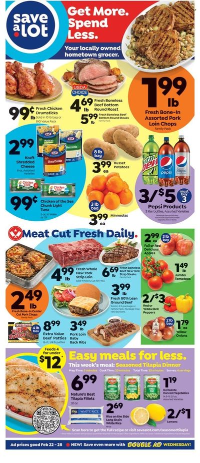 Save a Lot (FL) Weekly Ad Flyer Specials February 22 to February 28, 2023