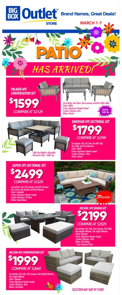 Big Box Outlet Store Flyer March 1 to 7
