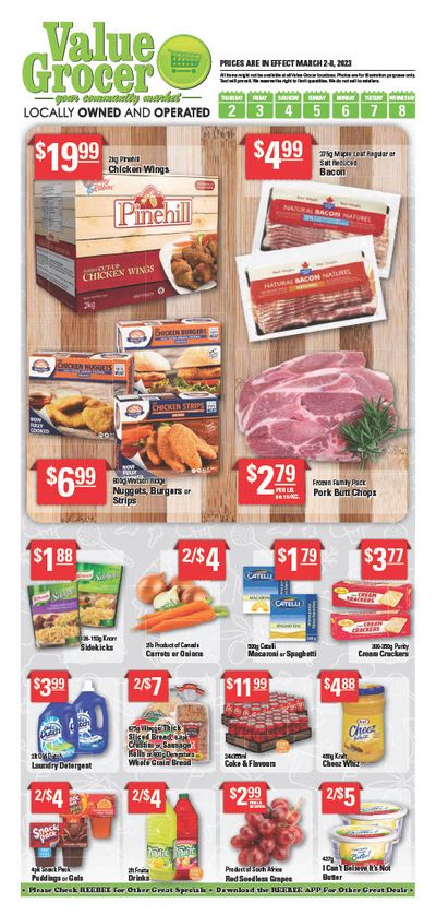 Value Grocer Flyer March 2 to 8