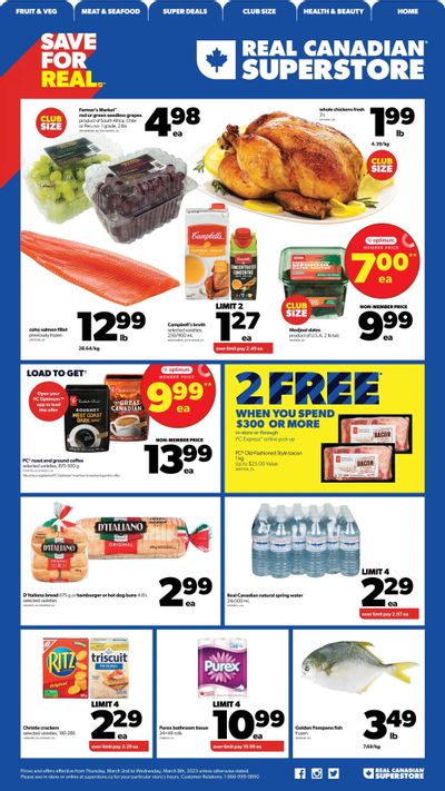 Real Canadian Superstore (West) Flyer March 2 to 8