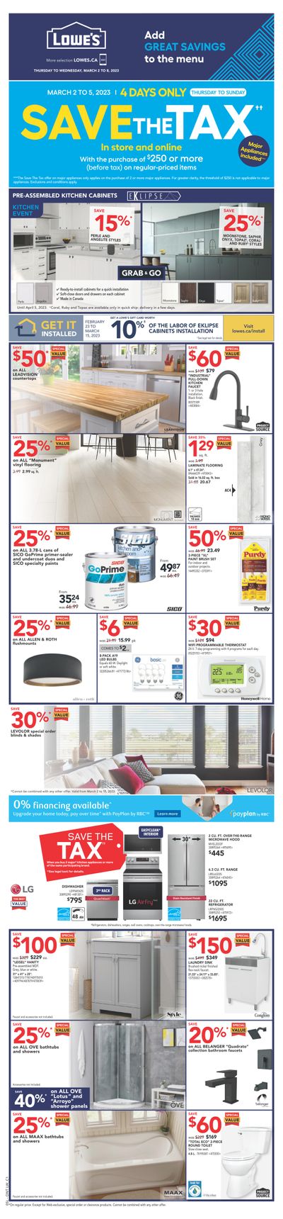 Lowe's (ON) Flyer March 2 to 8