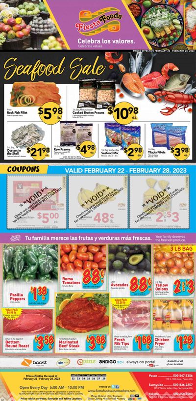 Fiesta Foods SuperMarkets (WA) Weekly Ad Flyer Specials February 22 to February 28, 2023