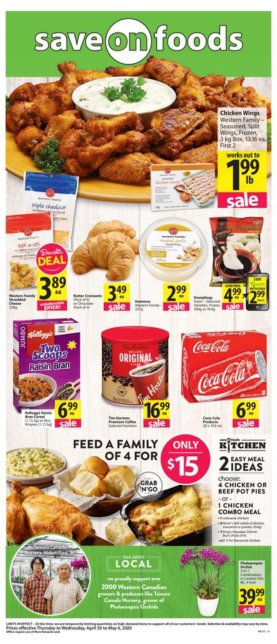 Save on Foods (BC) Flyer April 30 to May 6