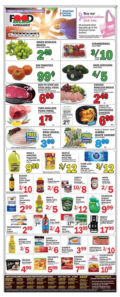 Food Bazaar (CT, NJ, NY) Weekly Ad Flyer Specials February 23 to March 1, 2023