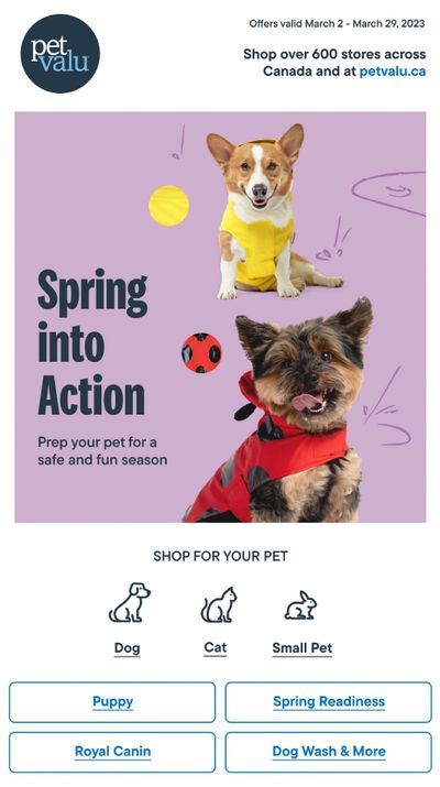 Pet Valu Flyer March 2 to 29
