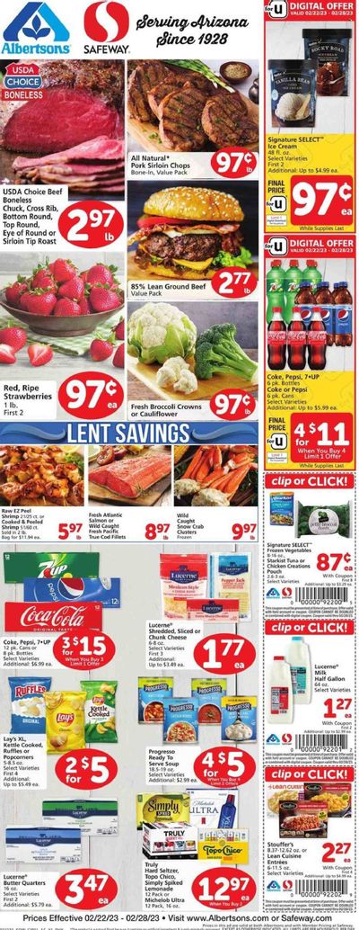 Safeway (AZ, CO, ID, MT, NE, NM) Weekly Ad Flyer Specials February 22 to February 28, 2023