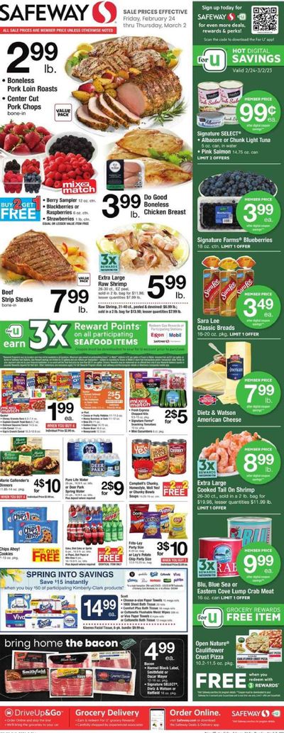 Safeway (MD, VA) Weekly Ad Flyer Specials February 24 to March 2, 2023