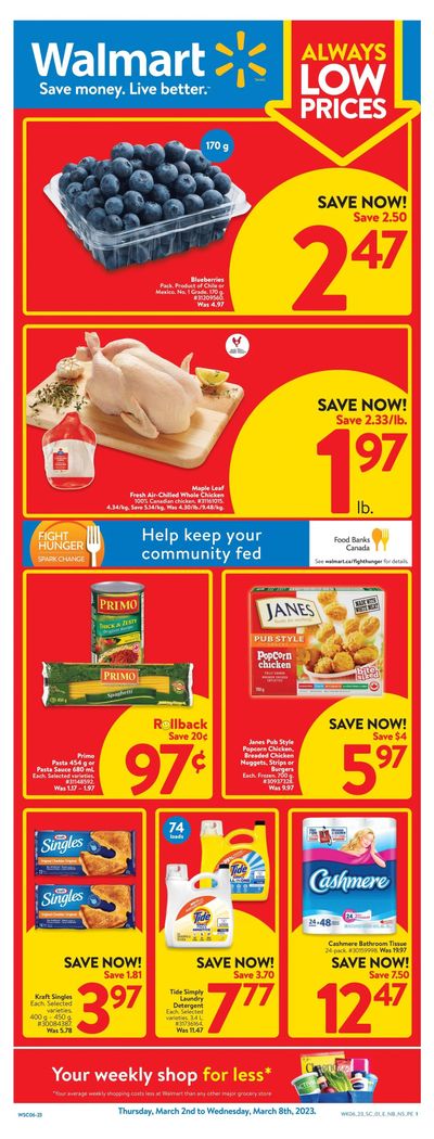 Walmart (Atlantic) Flyer March 2 to 8
