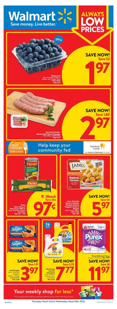 Walmart (West) Flyer March 2 to 8