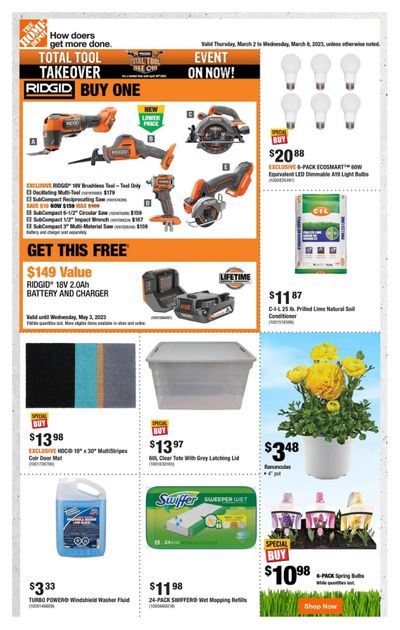 Home Depot (BC) Flyer March 2 to 8