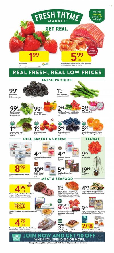 Fresh Thyme Weekly Ad Flyer Specials February 22 to February 28, 2023