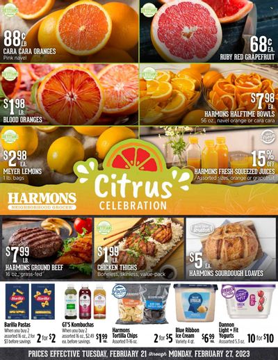 Harmons (UT) Weekly Ad Flyer Specials February 21 to February 27, 2023