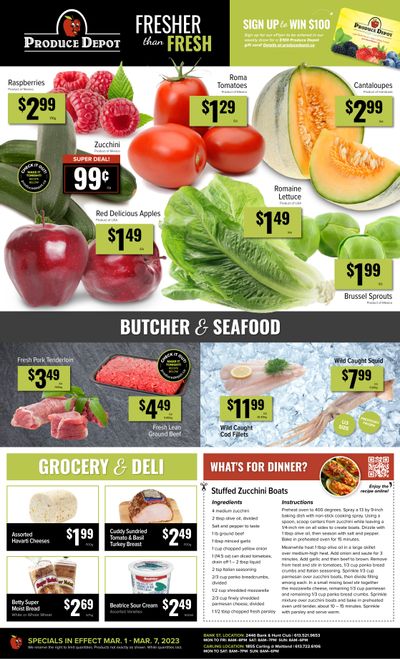 Produce Depot Flyer March 1 to 7