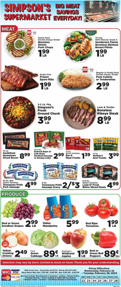 IGA (IN) Weekly Ad Flyer Specials February 22 to February 28, 2023
