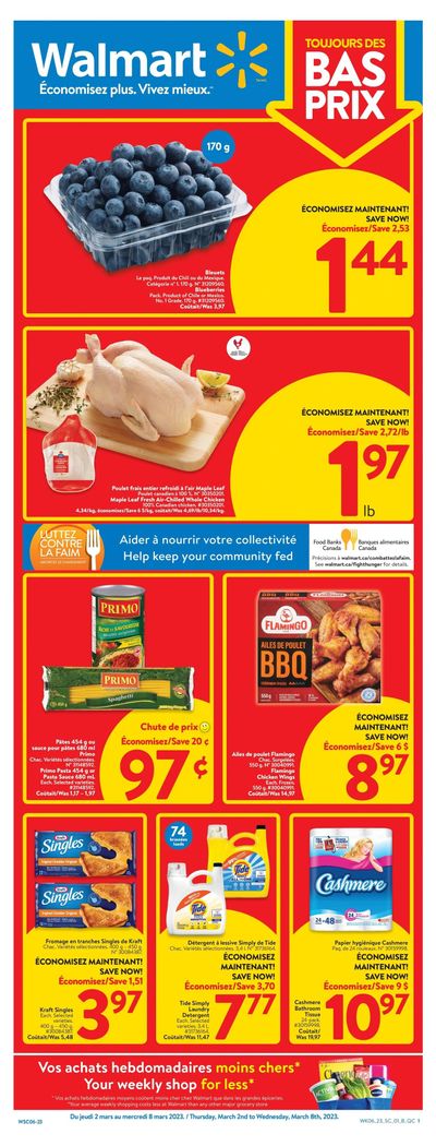 Walmart (QC) Flyer March 2 to 8