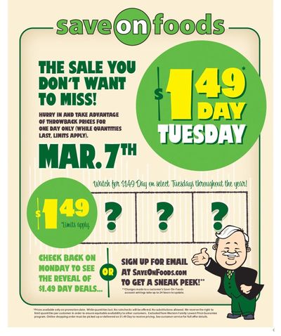 Save On Foods (SK) Flyer March 2 to 8