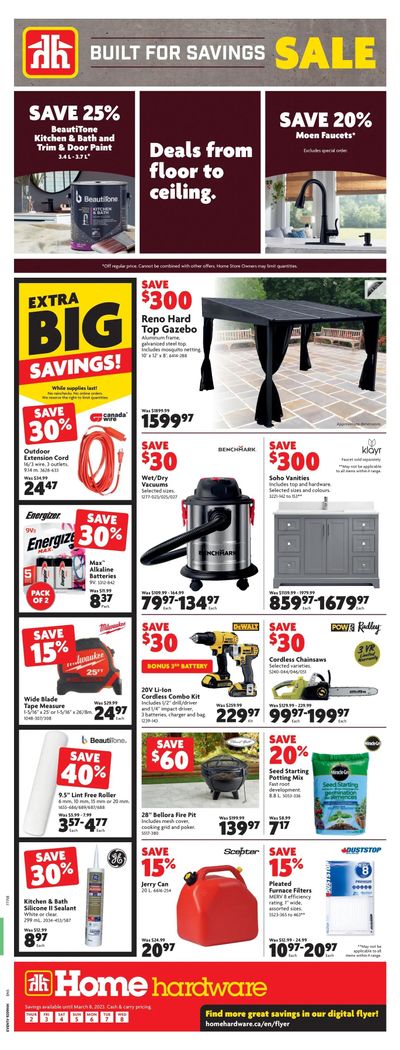 Home Hardware (BC) Flyer March 2 to 8
