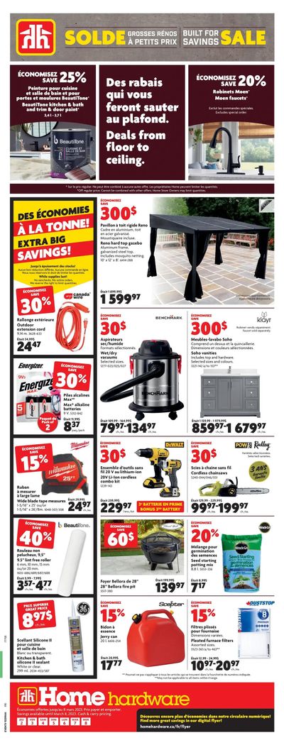 Home Hardware (QC) Flyer March 2 to 8