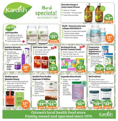 Kardish Flyer March 1 to 31