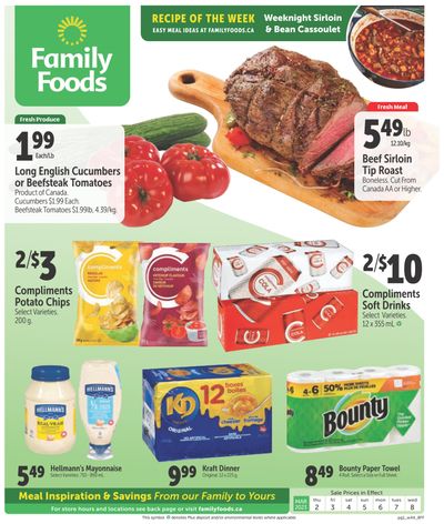 Family Foods Flyer March 2 to 8