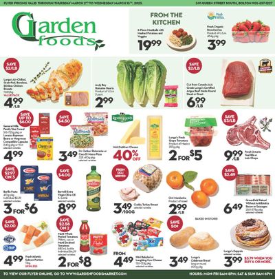 Garden Foods Flyer March 2 to 15