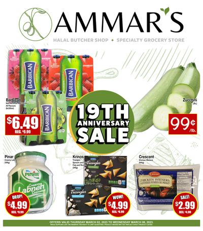 Ammar's Halal Meats Flyer March 2 to 8