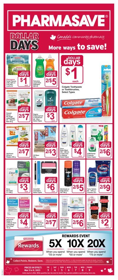 Pharmasave (ON) Flyer March 3 to 9