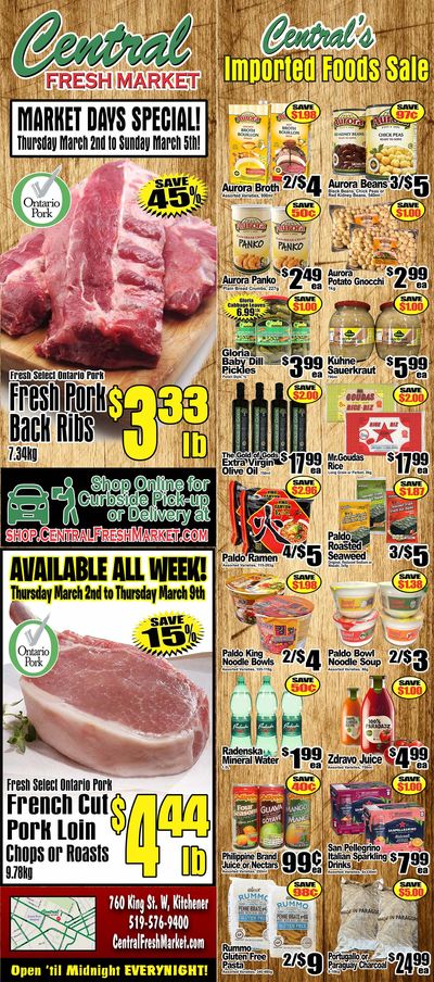 Central Fresh Market Flyer March 2 to 9