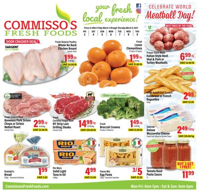 Commisso's Fresh Foods Flyer March 3 to 9