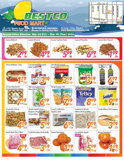 BestCo Food Mart (Etobicoke) Flyer March 3 to 9