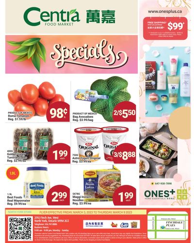 Centra Foods (North York) Flyer March 3 to 9