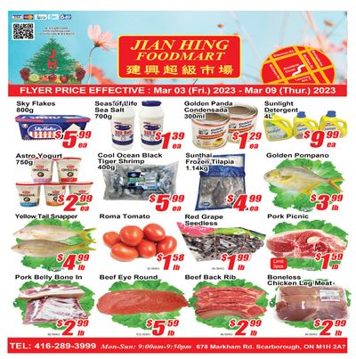 Jian Hing Foodmart (Scarborough) Flyer March 3 to 9