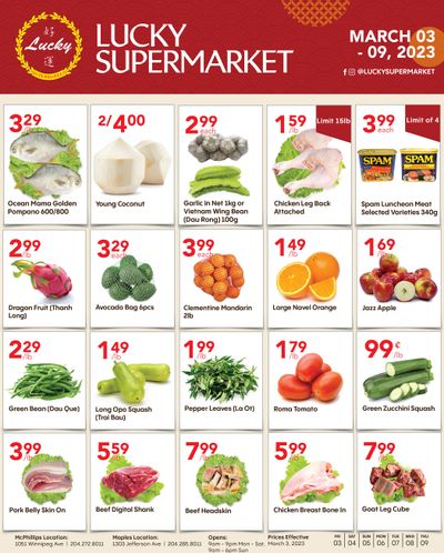 Lucky Supermarket (Winnipeg) Flyer March 3 to 9