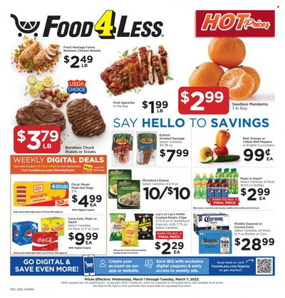 Food 4 Less (IL) Weekly Ad Flyer Specials March 1 to March 7, 2023
