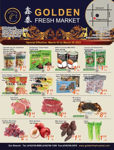 Golden Fresh Market Flyer March 3 to 9
