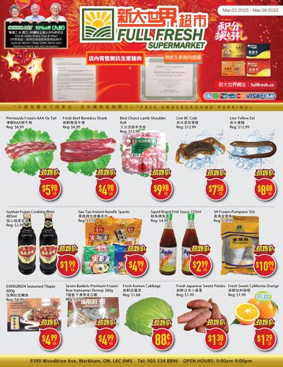 Full Fresh Supermarket Flyer March 3 to 9