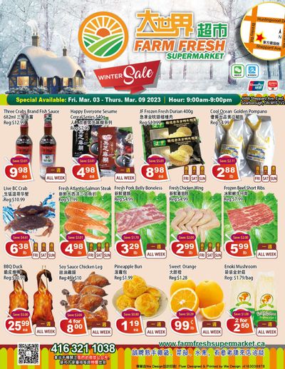Farm Fresh Supermarket Flyer March 3 to 9